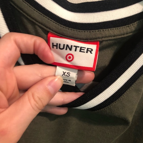 Hunter for Target Raw Hem Jersey Lined Crop Top - Picture 4 of 4